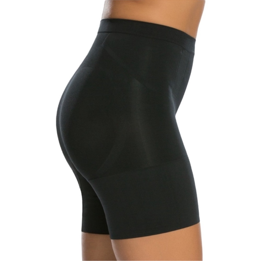 SPANX OnCore Mid Thigh Shaper Short NEW Size XL Black